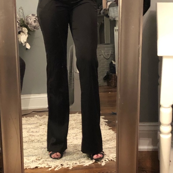 BCBG black straight leg trouser slacks size 2 - Picture 6 of 16